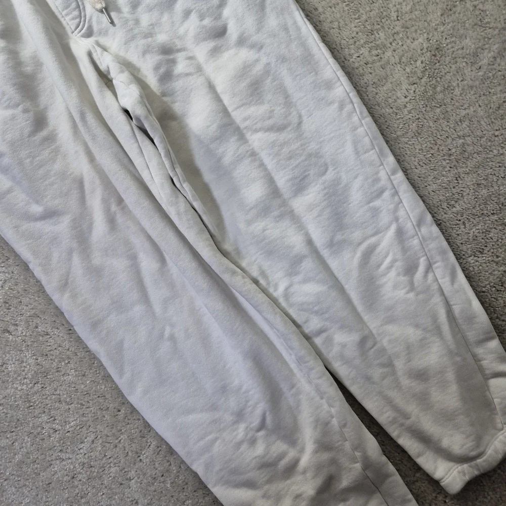 Outerknown Second Spin Sweatpants Mens XL White Heavyweight Athleisure Gym Run